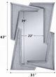 ACME Furniture Noralie Mirrored 31" Accent Mirror-2