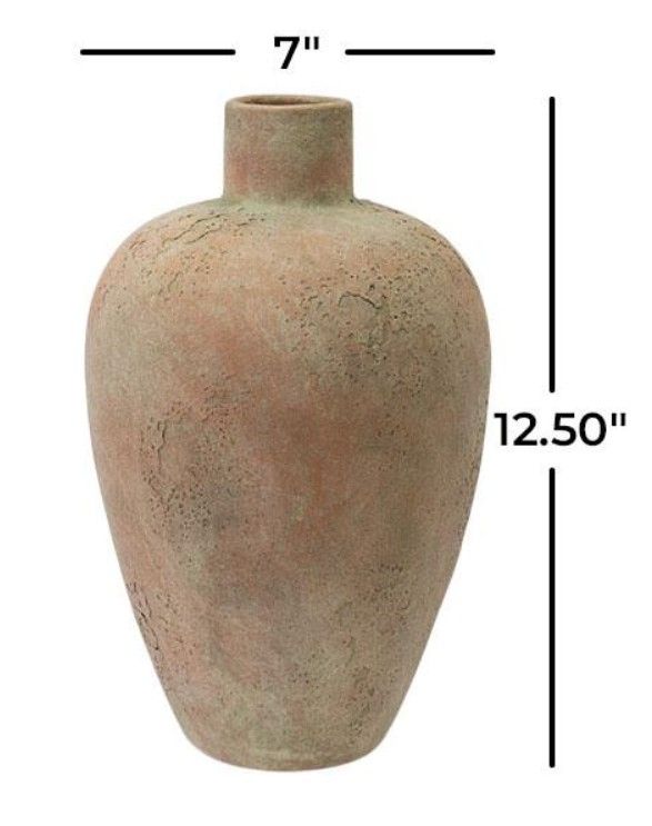 Deco Marche Beige Ceramic Textured Vase-1