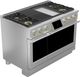 Monogram® Statement Collection 48" Stainless Steel Pro Style Dual Fuel Range with 4 Burners, Grill, and Griddle-3