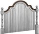 Flexsteel® Plymouth® Distressed Graywash Queen Storage Bed-2