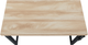 Monarch Specialties Inc. Black/Natural Wood-Look Adjustable Computer Desk-4