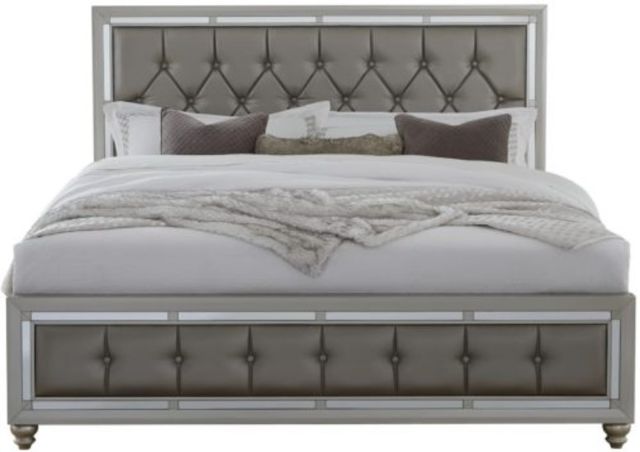 Global Furniture USA Riley Silver Full Panel Bed-1