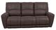 La-Z-Boy® Cassian Walnut Leather Power Reclining Sofa with Headrest-1
