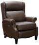 BarcaLounger® Philadelphia Ashford Walnut Leather Power Recliner-0