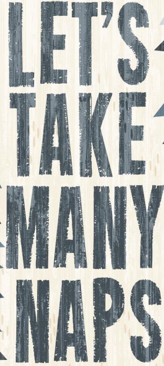 Classy Living Let's Take Many Naps Rustic Typography Wall Art-1
