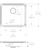 Elkay Lustertone® Classic Lustrous Satin Stainless Steel 22'' x 20' x 5'' Single Bowl Drop-In Classroom ADA Sink-1