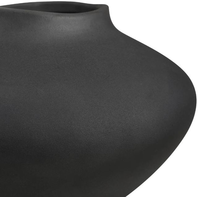 Renwil® Cipher Matte Black Vase-3