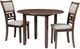 New Classic® Home Furnishings Gia 3-Piece Cherry Dining Drop Leaf Table Set-0