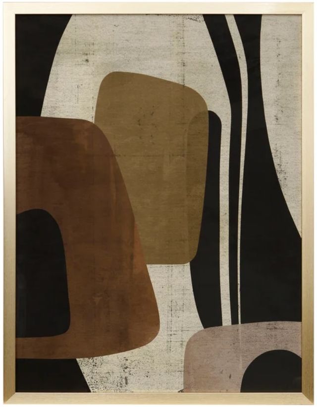 StyleCraft Black and Brown Wall Art-0