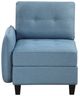 Homelegance® Garren 3-Piece Blue Modular Sectional Sofa-4