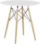 Signature Design by Ashley® Jaspeni 5-Piece White/Natural Dining Set-1