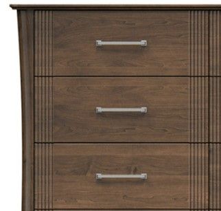 Country View Woodworking Westroom Bedroom Brown Maple 56" Dresser-1