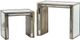 A & B Home Waverly 2-Piece Mirror Nesting Tables Set-0