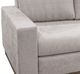International Furniture Direct Georgia Almond Gray Ottoman-2