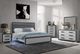 Global Furniture USA Amelia Black/Gray Full Panel Bed with LED-2