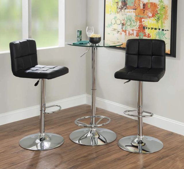 Powell® Brandt 3-Piece Black Adjustable Pub Set-2