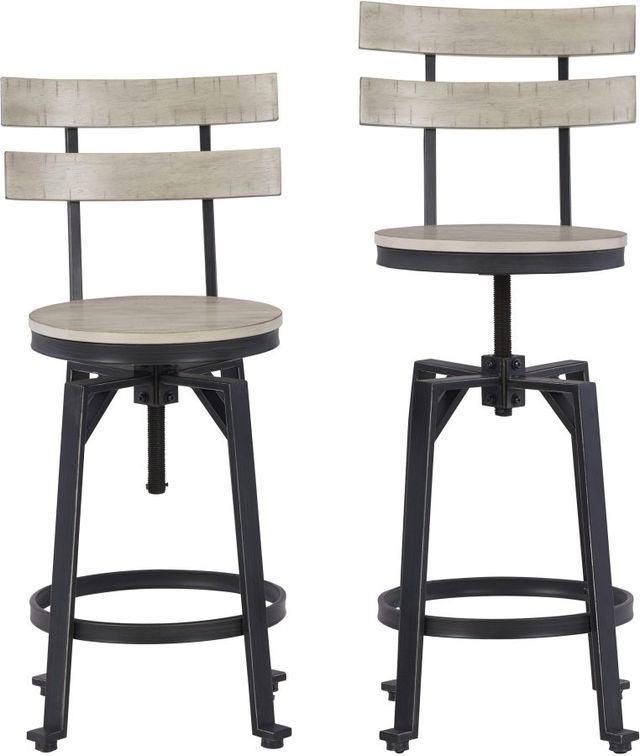 Signature Design by Ashley® Karisslyn Black/Whitewash Counter Bar Stool-4