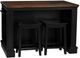 Powell® Penda Black Kitchen Island with Stools-0