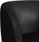 Elements International Vito Pebble Black Swivel Chair-5