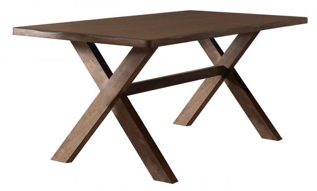 Coaster® Alston 6-Piece Grey/Knotty Nutmeg Dining Set-1