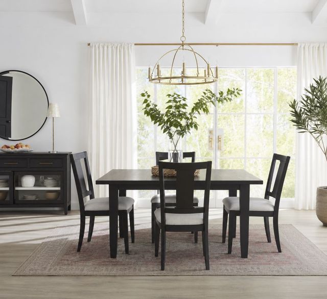 aspenhome® Camden 5-Piece Beige/Domino Dining Set-1