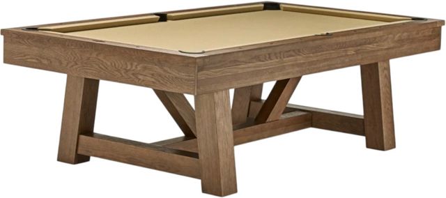 Brunswick Botanic Rustic Dark Brown 7' Pool Table-0