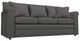 La-Z-Boy® Leah Charcoal Queen Sleeper Sofa-0