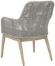 Signature Design by Ashley® Seton Creek Gray Aluminum/Resin Outdoor Dining Chair-4