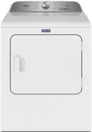 Maytag® 7.0 Cu. Ft. White Pet Pro Front Load Electric Dryer 