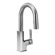 Moen® Sto Chrome One-Handle High Arc Pulldown Bar Faucet-0