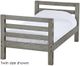 Crate Designs™ Furniture Storm Twin XL Tall Ladder End Lower Youth Bunk Bed-0