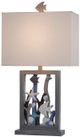 Stylecraft Serene Nautical Silver/White 32" Table Lamp-1