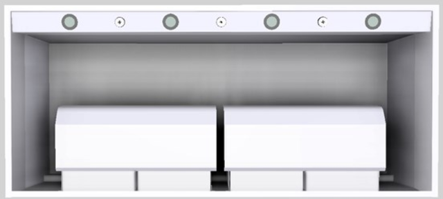 Vent-A-Hood® Designer Series 54" White Wall Mounted Range Hood-3