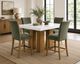 Steve Silver Co. Artemis 5-Piece Green/Tan/White Counter Height Dining Set-2