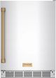 Thor Kitchen Gordon Ramsay Collection 24” 5 Cu. Ft. Stainless Steel Built-In Undercounter Outdoor Beverage Cooler with Bronze Handle-0