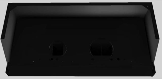 Vent-A-Hood® Designer Series 54" Black Wall Mounted Range Hood-2