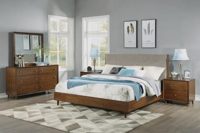 Flexsteel® Ludwig Silt/Walnut Full Bed-2