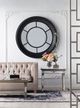 A & B Home Cameron Black Decorative  Mirror-4