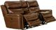 Catnapper® Ceretti Brown Leather Power Reclining Console Loveseat-1