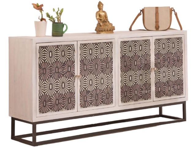 Jaipur Furniture Charolette White Wash Sideboard-0