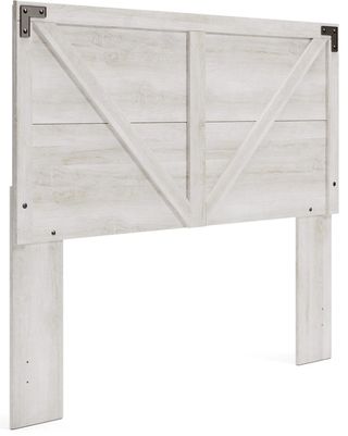 Signature Design by Ashley® Shawburn Whitewash Queen Crossbuck Panel Headboard