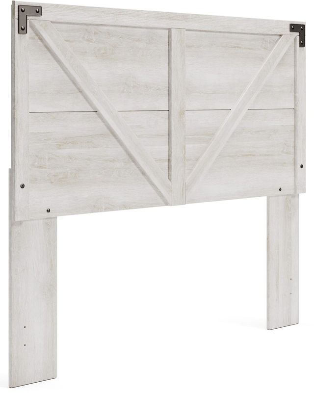 Signature Design by Ashley® Shawburn Whitewash Queen Crossbuck Panel Headboard-0