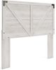 Signature Design by Ashley® Shawburn Whitewash Queen Crossbuck Panel Headboard-0
