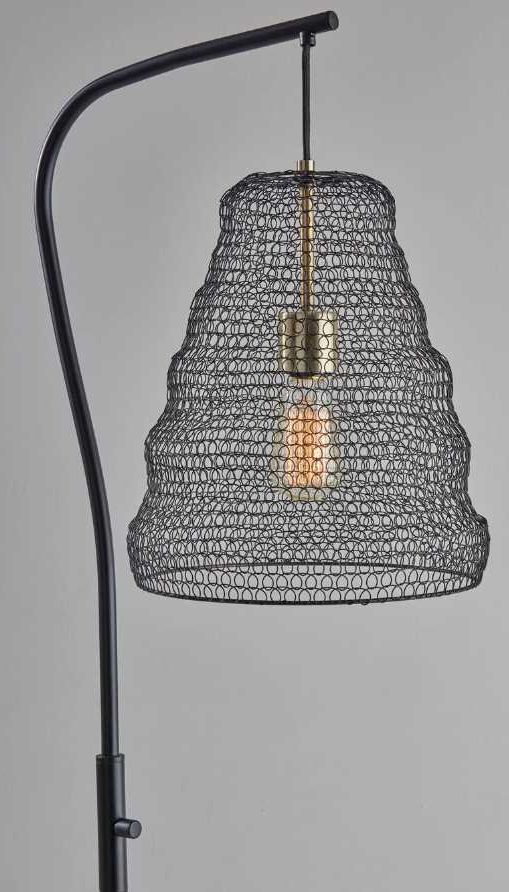 Adesso® Sheridan Black Floor Lamp-1