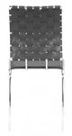 Zuo® Criss Cross Black Dining Chair-3