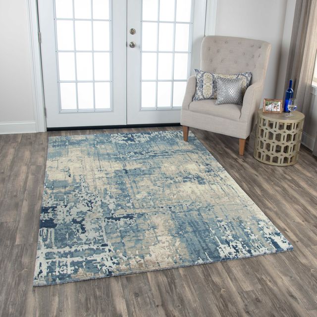 Rizzy Home Artistry Blue 10' x 13' Rug-4