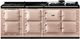 AGA™ R7 210 Classic Cast Iron 83" Blush Pro Style Dual Fuel Range-0