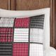 Olliix by Woolrich Tulsa Red/Grey King/California King Oversized Plaid Print Cotton Quilt Set-2