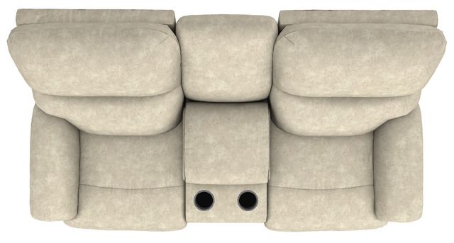 La-Z-Boy® Trouper Stucco Power Reclining Loveseat with Console and Headrest-4