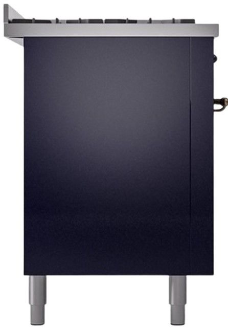 Ilve® Nostalgie II Series 60" Midnight Blue Pro Style Dual Fuel Range-2